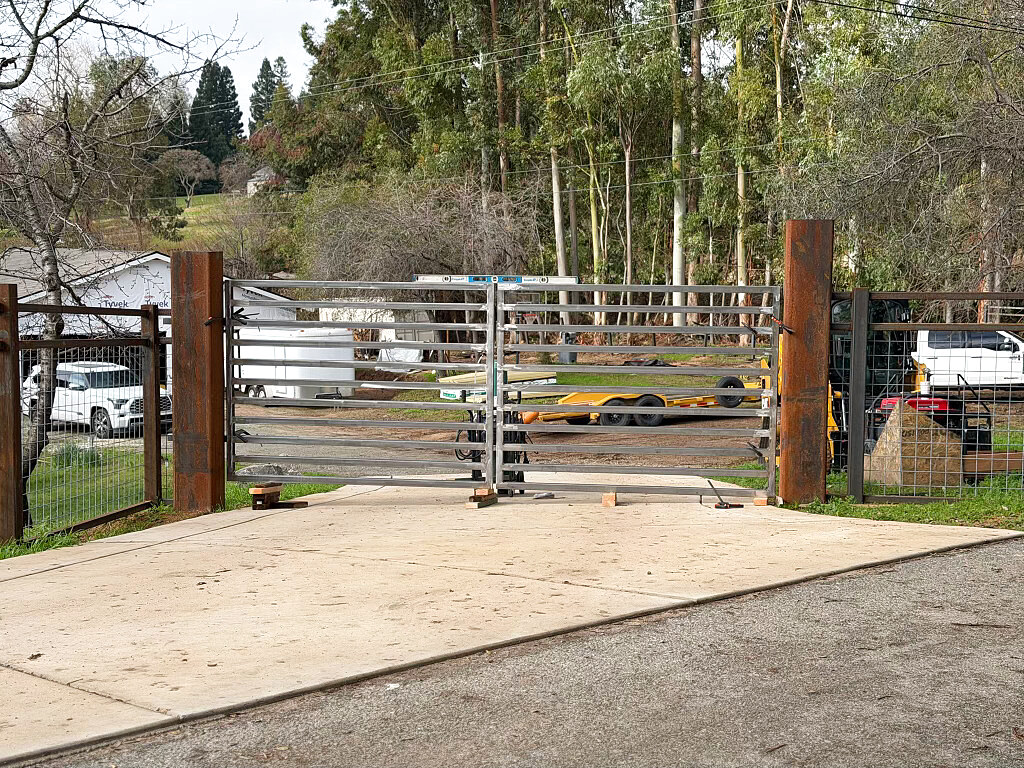 Heavy-Duty Driveway Gate